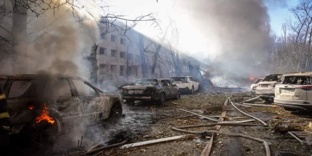 ukranian city under occupation