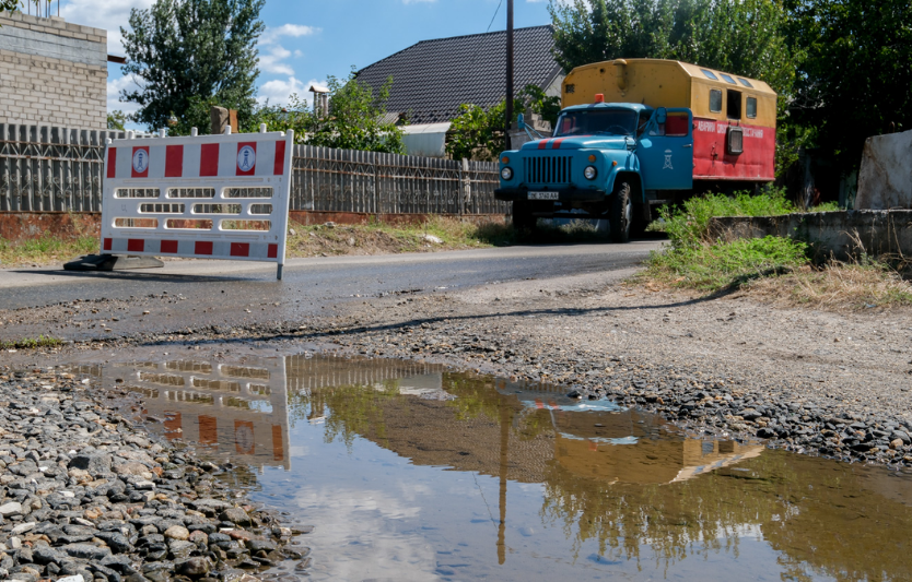Відновлення водопостачання після пошкоджень репортаж з місця