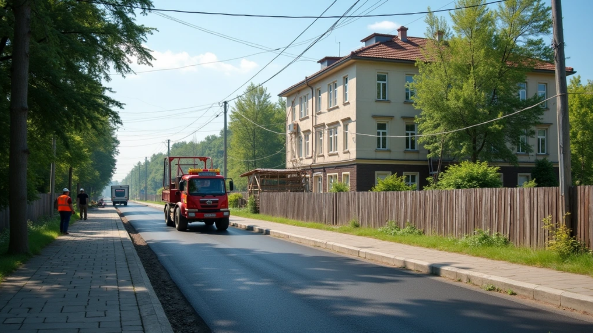 Інфраструктурні проєкти червня що ремонтують у місті Олешки