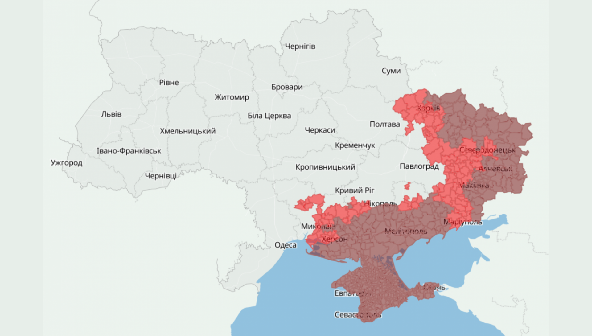 Новий перелік територій бойових дій і ТОТ: наслідки для мешканців